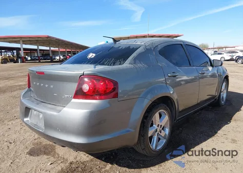 2013 Dodge Avenger Sxt из США, поврежденный, VIN 1C3CDZCB2DN554785